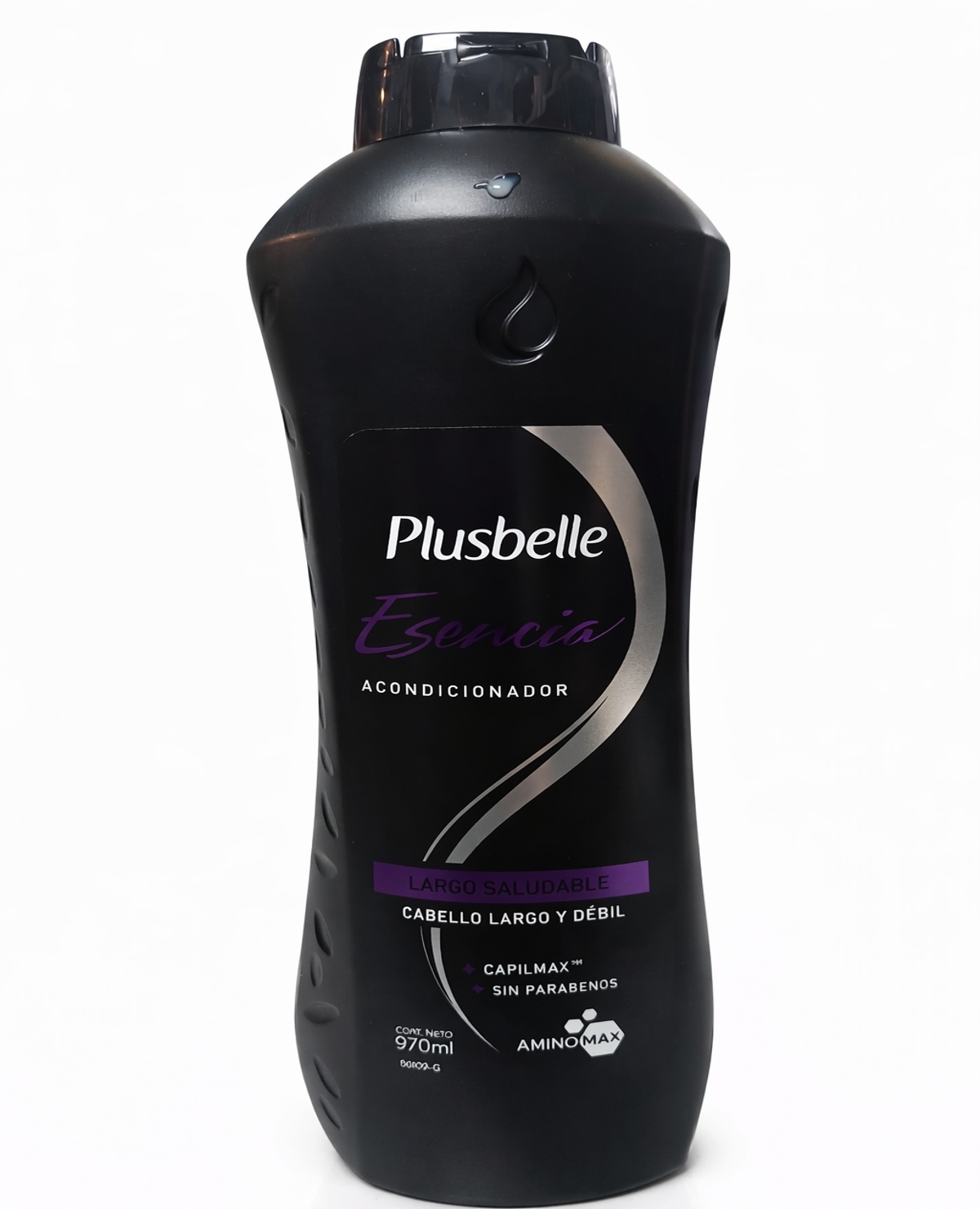 Acondicionador Plusbelle Esencia Largo Saludable 970 Ml (negro)